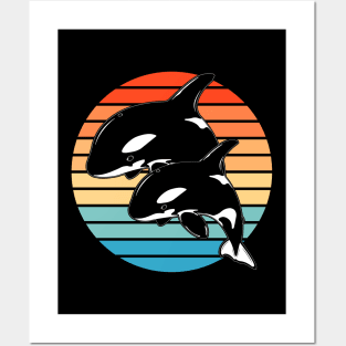 Twin Orca Team Spirit Posters and Art